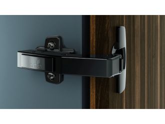 Hettich Black Sensys W90 95&deg; Hinge - Inset (Blind Corner)