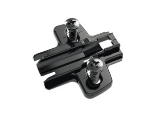 Hettich Sensys Black Cross Mounting Plate with Euro Screws