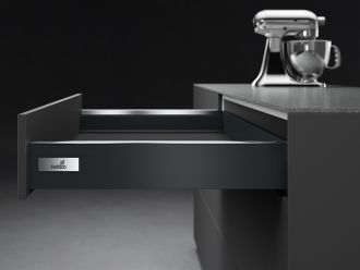 Hettich Innotech Atira Soft Close Drawer Set 30kg Anthracite