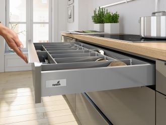 Hettich Innotech Atira Soft Close Drawer Set 30kg Silver