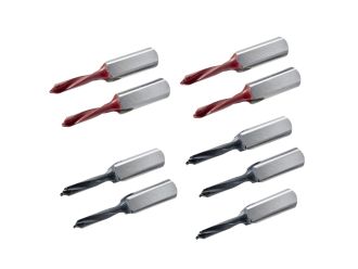 Hettich BlueMax Mini Drill Bits 5x&oslash;5mm CW, 4x&oslash;5mm ACW