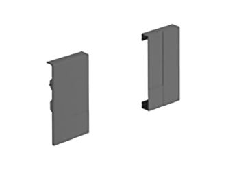 Hettich InnoTech Atira Connector for alu front 70 anthracite