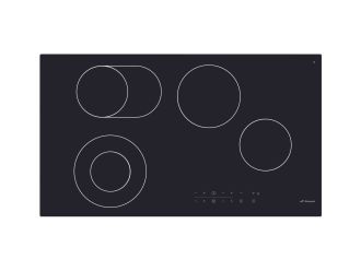 Domain 4 burner 90cm Ceramic Glass Electric Cooktop with Touch Controls