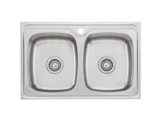 Oliveri EE23TU Endeavour Double Bowl Universal Sink