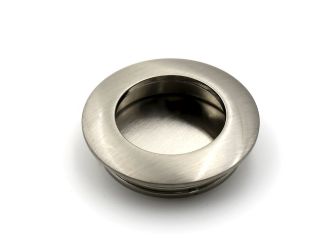 Bevelled Round Flush Handle