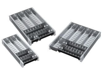 Stainless Steel Modular Cutlery Tray Set