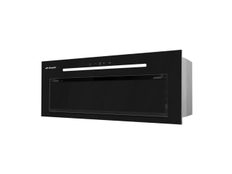 Domain Premium Black Glass UnderMount Rangehood - 900mm