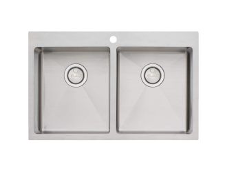 Oliveri AP1464 Apollo Double Bowl Inset Sink (Universal)