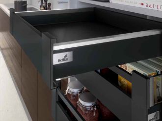 Hettich ArciTech Drawer Set Anthracite - No Runner