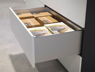 AvanTech YOU Soft Close Drawer Set Silver