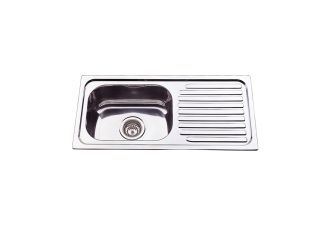 Zeus Cronos Single Bowl Sink With 1TH Stainless Steel