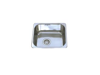 Zeus Cronos Single Bowl Sink 440 x 390 x 170mm