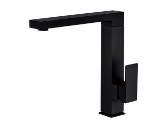 Zeus Triton Swivel Sink Mixer Matt Black