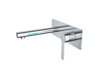 Zeus Demeter Wall Basin Mixer With LED