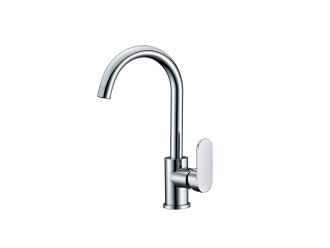 Zeus Atlas Gooseneck Sink Mixer