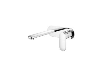 Zeus Atlas Wall Basin Mixer with Spout