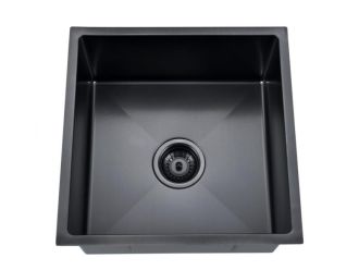Zeus Helios Under/Overmount Single Bowl Sink W440mm