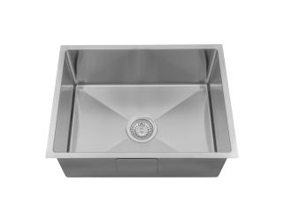 Zeus Helios Under/Overmount Single Bowl Sink 580 x 440 x 230mm