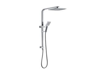 Zeus Hermes Multifunction Square Shower with Overhead Rain Shower