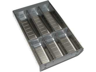 Stainless Steel Cutlery Tray