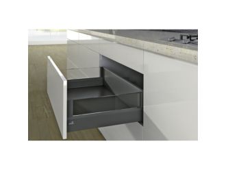 Hettich ArciTech Pot-and-Pan Drawer Set with DesignSide Anthracite - No Runner