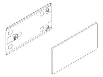 DTC Plain White Cover Cap for Drawer Set