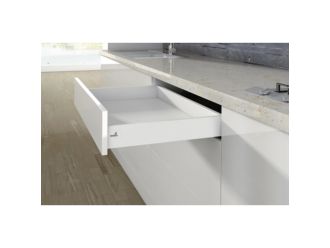 Hettich Arcitech Drawer Set 94x500mm White including Actro Drawer Runner 40kg