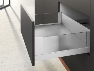 AvanTech YOU Push to Open Silent Glass Drawer Set 187mm Height White