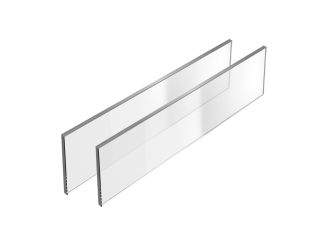 Hettich AvanTech YOU 10mm Glass insert for Inlay Drawer Side
