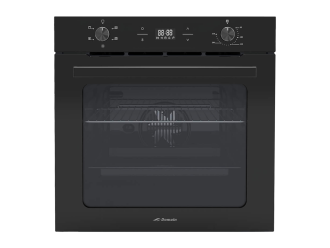 Domain 60cm 5F Fan forced Elec. Oven Black Glass
