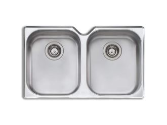 Oliveri DZ10U Diaz Double Bowl Undermount Sink