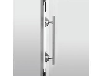 Hettich Handle adapter for sliding/folding doors, Matt Chrome