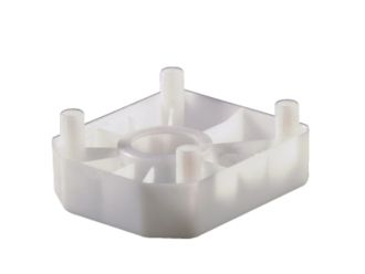 Hettich Fixing block with  knock in sockets, Adj leg 48100