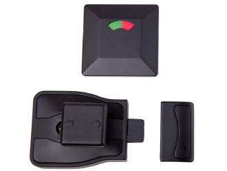 Toilet Lock & Indicator Set Designer Black Concealed Fix