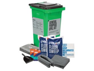 Pratt Economy 120ltr General Purpose Spill Kit - Grey Lid