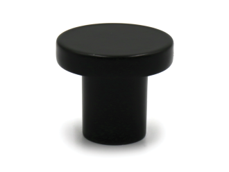 Bessie Flat Knob 32mm Diameter Matt Black