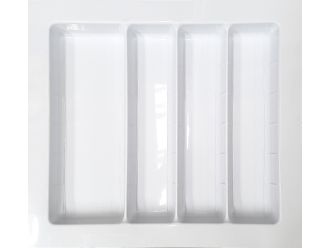 Customisable Cutlery Tray - White