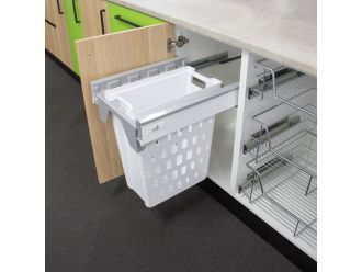 Hettich InnoTech Atira Pull Out Laundry Basket 450mm 40L + Drawer Set