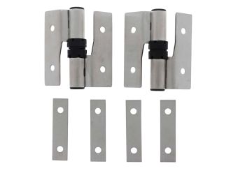 Gravity Hinge Pair Screw Fixed Stainless Steel