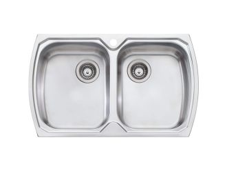 Oliveri MO763 Monet Double Bowl Topmount Sink