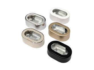 30x15 Oval Rail - Concealed End Flange