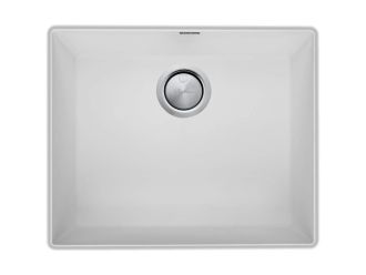 Oliveri ST-WH1550U Santorini White Large Bowl Undermount Sink