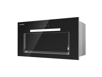 Domain Premium Black Glass UnderMount Rangehood - 600mm