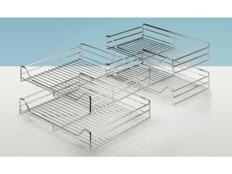 Hettich Clip-on basket for corner unit carousel fitting