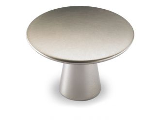Hettich Knob Issa Brushed Stainless Steel Looked ø 40