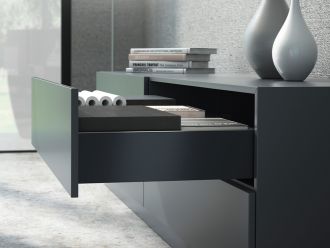 AvanTech YOU Push to Open Silent Drawer Set Anthracite