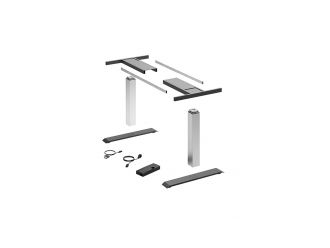 Hettich LegaDrive Systems Desk Support Frame Set - Silver