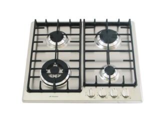 Domain Stainless Steel Gas Cooktop + Flame Failure Device & Cast Iron Trivets