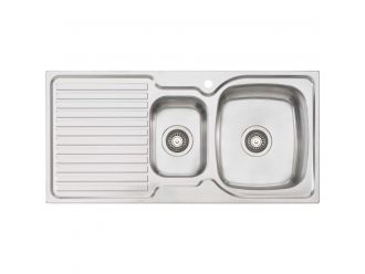 Oliveri Endeavour 1+1/2 Bowl Sink With Drainer