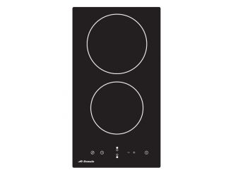 Domain 2 Burner Ceramic Glass Electric Cooktop with Touch Controls